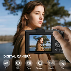 Meilleure valeur 4K Mini enregistreur <span class=keywords><strong>numérique</strong></span> 3 écrans 32 Go mémoire Bundle <span class=keywords><strong>Compact</strong></span> Portable pour la photographie Mini caméra - Product Image 2