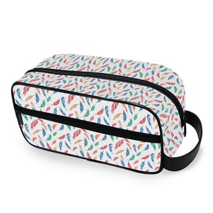 New Style Customs Design logo Travel <b>Storage</b> Portable <b>Toiletry</b> Bag High Capacity Fashion Waterproof Zipper Bag - Product Image 1