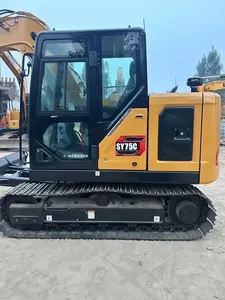 Premium SY75C Advanced Hydraulic Crawler Excavator For Industrial Construction Earthmoving And <b>Foundation</b> Work - Product Image 5