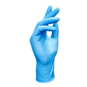 Starry Sky Disposable Nitrile Gloves Blue Non-Sterile Smooth Full Texture One-Time Use For Pet <b>Bath</b> General Applications - Product Image 1