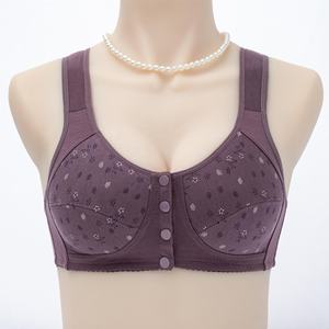 Prix d'usine Bralette florale Push up soutiens-gorge de <span class=keywords><strong>sport</strong></span> grande taille sans armature brassière <span class=keywords><strong>Femme</strong></span> 38 à 50 - Product Image 4