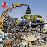 Aluminium-Verbundwerkstoff-Recyclingmaschine Messing-Drehscheiben-Schredder Zweiachsiger Zerkleinerer für Autos