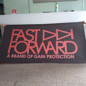 Tissu d'impression en polyester personnalisé double face Drapeaux <span class=keywords><strong>de</strong></span> football <span class=keywords><strong>pirate</strong></span> personnalisés en couleur avec œillets - Product Image 6