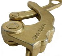 Pince de serrage pour câble métallique en acier galvanisé de type US et personnalisée avec mâchoire de sécurité IEC 60900:2004, outils pour lignes électriques