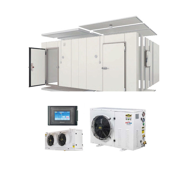 XMK 3HP Copeland Scroll Compact Box-type Condensing Unit Engine Evaporator Cold Storage Room Electric Control Panel Intelligent