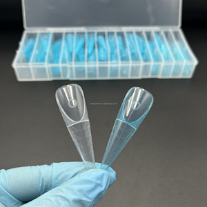 Nouvelles Capsules Popit French Space Step <span class=keywords><strong>Ongle</strong></span> Stiletto pour Extension d'Ongles Intelligentes, Double Forme - Product Image 1