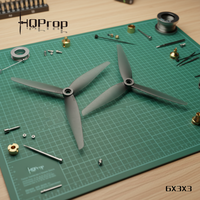 Hélice FPV HQProp 6X3X3 à 3 pales, forte poussée, légère, pour drone de course longue portée Cinelifter, 4 pièces/paquet, pièces RC