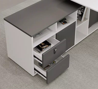 Ensemble de bureau et chaise de direction de luxe - Mobilier de bureau moderne en bois avec des caractéristiques écologiques pour la maison ou l'utilisation par les PDG