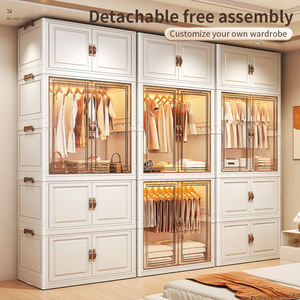 Armoire pliable pour enfants Henry Durable en PP, armoire en plastique pour chambre d'enfant, organisateur de vêtements, armoire portable multifonction en plastique - Product Image 5