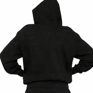 Sudadera con Capucha Gruesa de Felpa para Hombre, Hombros Caídos, Estampada, Gruesa, 450g, Informal, Lisa, con Bolsillo, Ropa de Calle, OEM - Product Image 2