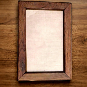 AcaciaBloom Elegant <b>Desk</b> Frame Custom Acacia <b>Wood</b> Photo Holder Polished Edge Anniversary Retirement Celebrations Quality Picture - Product Image 1