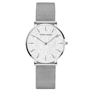 Hannah Martin CM36 Women Watches Hot Sale Design New Simple Quartz Wristwatch Stainless Steel Waterproof Watches Ladies