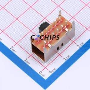 TP60421125 Slide Switch Through hole Component (THT) Switch Rectangle Pin Header PC Pin 21.2mm 9.4mm - Product Image 2