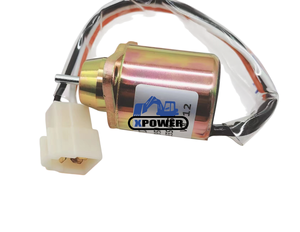 Vanne solénoïde pour mini-excavatrices R55-7 R60-7, référence 119653-77950 119653-77953 M806808, solénoïde d'arrêt de carburant - Product Image 4