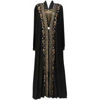 Nouveau Style à manches longues Abaya Robe musulmane couleur unie vêtements de prière Robe islamique diamant caftan marocain