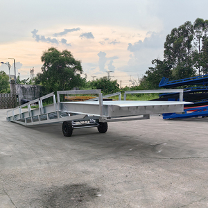 Sản xuất 10 tấn mạ kẽm thủy lực di động sân dốc xe nâng tải Dock đoạn đường nối để bán - Product Image 4