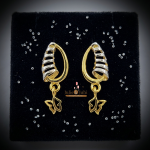 Luxury 22Ct Real Gold <b>Earrings</b> For Women Daily Wear Stud Tops Authentic 916 Gold <b>Piercing</b> Jewelry Lightweight Comfortable - Product Image 6