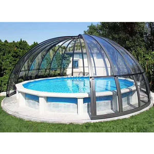Tente de camping géodésique avec auvent transparent en étoile et cadre en aluminium personnalisé tente dôme transparente pour maison - Product Image 2