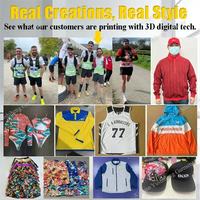 T-shirt de course à manches longues personnalisé avec impression 3D par sublimation, séchage rapide, évacuation de l'humidité, haut de sport d'extérieur pour hommes et femmes