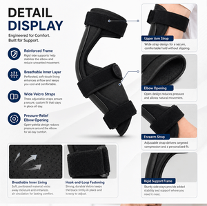Protector de Rodilla, Soporte para Articulaciones, Transpirable, Antideslizante, Soporte para Levantar la Rodilla, Almohadilla de Soporte, Potente Resorte de Rebote, Reforzador de Rodilla - Product Image 2