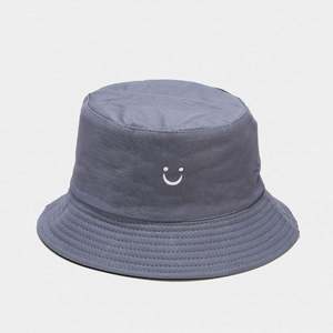 Sombrero de Pescador Reversible Unisex de Nailon y Algodón con Logotipo Bordado en 3D Personalizado, Diseño de Cara Sonriente, para Ciclismo y Uso Casual, Venta al Por Mayor - Product Image 4