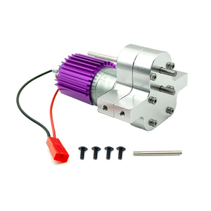 Boîte de vitesses de transfert métallique pour moteur à balais 370, compatible avec voitures et camions RC WPL B14 B16 C14 C24 B24, boîte de vitesses de changement de vitesse, amélioration DIY - Product Image 5