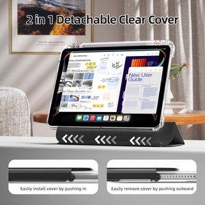 Funda transparente extraíble deslizante desmontable para iPad A16 11th Gen 11 pulgadas 2025/10th Generation 10,9 "2022 con portalápices - Product Image 5