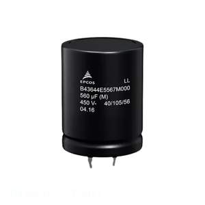 ตัวเก็บประจุแบบ Through Hole รุ่น B43644K6227M067 ยี่ห้อ CAP ALUM 500V POLAR 220 uF - Product Image 1