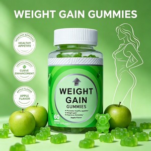 Gommose per Aumento di Peso OEM/ODM con Miscela di Enzimi Digestivi 600mg per Appetito Sano e Supporto alla Crescita Muscolare, 60 Pezzi, Gusto Mela - Product Image 2