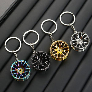 激安 車パーツ キーホルダー スピードギアボックス ギアヘッド キーホルダー レバー メタルキーリング 車改造 メタルペンダント クリエイティブキーチェーン - Product Image 3