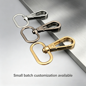 Mousquetons à ressort en alliage de zinc de 26 mm, clips de connexion pour animaux de compagnie, mousquetons d'<span class=keywords><strong>escalade</strong></span> - Accessoires pour sacs en cuir - Product Image 4