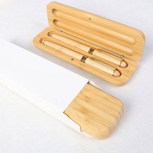 High Quality Bamboo Ball Uv <b>Printing</b> New Design Sublimation Pen Holder Business Gifts Promotion Promotional Writing Pens - Product Image 5
