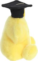 Boneka Bintang Wisuda Grosir, Boneka Plushie Lucu Warna Kuning Bersulam, Penghilang Stres, Topi Wisuda untuk Hadiah Wisuda