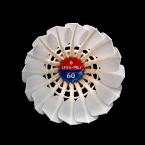 Ling <span class=keywords><strong>meo</strong></span> 60ลูกขนไก่ขนห่านแบบตรงสำหรับการแข่งขันปกติ lingmei 60 - Product Image 2
