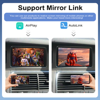 Boîtier CarPlay Android Auto sans fil pour Audi A4/A6L/Q7/A8 2005-2009 MMI2G High avec fonctions AirPlay Mirror Link et caméra de recul