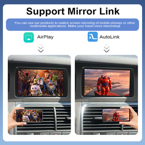 CarPlay inalámbrico Android Auto Box para <span class=keywords><strong>Audi</strong></span> <span class=keywords><strong>A4</strong></span>/A6L/Q7/A8 2005-2009 MMI2G alto con funciones AirPlay Mirror Link cámara <span class=keywords><strong>de</strong></span> marcha atrás - Product Image 3