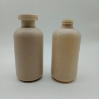 Emballage biodégradable écologique personnalisé de 250ml 300ml 500ml de paille de blé pour le vaporisateur de tube de lotion de bouteille de crème pour le visage
