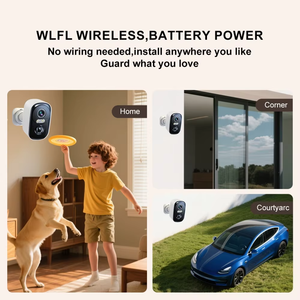 كاميرا أمان لاسلكية ذكية ببطارية Tuya MMP عالية الدقة منخفضة الطاقة وخالية من الأسلاك GHz مع كشف حركة PIR - Product Image 6