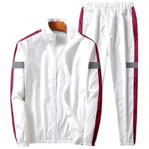 Autumn Winter Jacket Pants Gym Clothing Trendy 2 Pieces Men&#39;s Training Jogging Sets Adults Sports Sets Sweatsuit & Top Sets