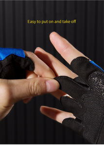 Guantes de Protección para Palmas BunnyHi BZST001, Guantes Antideslizantes de Cuatro Dedos para Entrenamiento de Fitness y Levantamiento de Pesas - Product Image 3