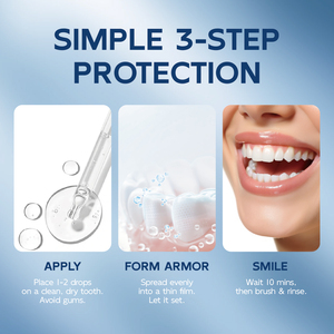 Protezione dalle carie: il Tooth Armor Liquid aiuta a rinforzare i denti, allevia la sensibilità, sbianca i denti, routine di igiene orale quotidiana. - Product Image 3