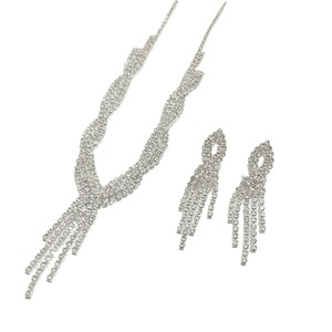 DAIHE <span class=keywords><strong>SET</strong></span>-3490タッセルツイスト高級サウジ絶妙な3層ラインストーンファッションセット - Product Image 4