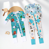Pyjama Bébé en Bambou Viscose Personnalisé Noël – Combinaison Respirante pour Nouveau-né