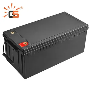 GSOK 24v 100 ah LFP Lithium LifePO4 Batteries 24v 48v 80ah 200ah 300ah cellule Lithium Ion batterie pour le stockage d'énergie domestique
