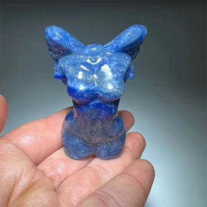 Cristaux de guérison Nu Sexy lepdolite Femme Modèle Corps <span class=keywords><strong>Figurine</strong></span> Avec Ailes - Product Image 6