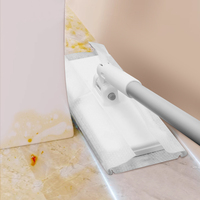Pour CLeanhome – Lot de recharges de balais plats jetables secs et humides, kit de balayage multi-surfaces pour sols, balai à poussière pour la maison et le bureau
