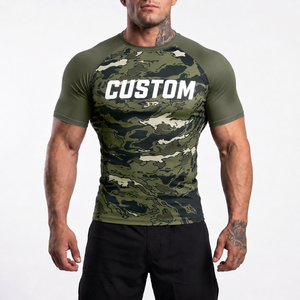 Rashguard BJJ OEM&ODM Durevole Anti-Pilling per Uomo e <span class=keywords><strong>Donna</strong></span>, Sublimato per No Gi Grappling Jiu Jitsu - Product Image 2
