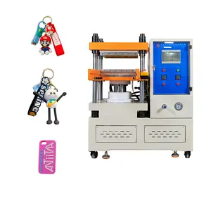 Automatic silicone heat press forming machine phonecase wristband making for solid silicone making
