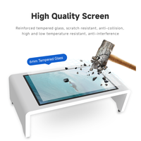 Table basse intelligente avec écran tactile haute définition et taille d'écran personnalisable pour la prise de commandes dans les restaurants