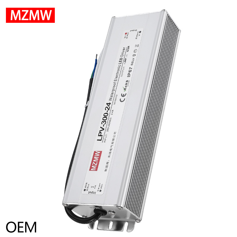 MZMW LPV IP67 Waterproof 300W 12V
